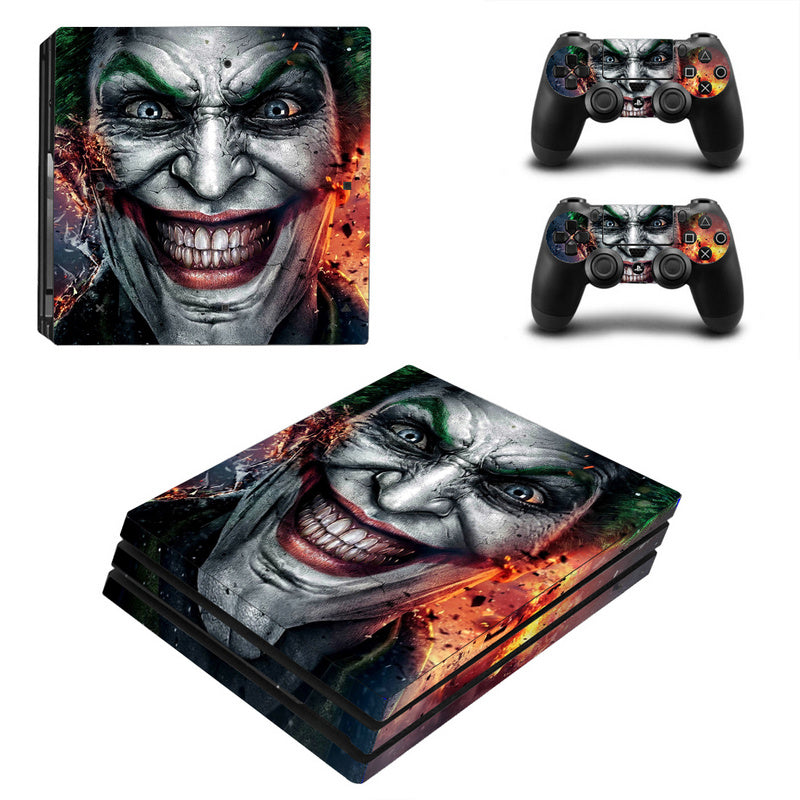 Joker Man Design Skin Sticker For Sony Playstation 4 Pro